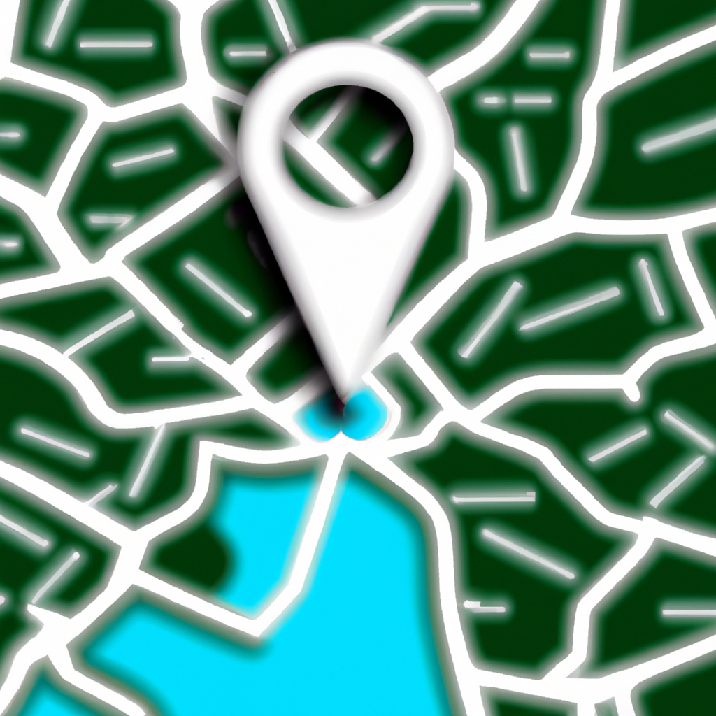 Stylized city map with a teal location pin marking the FluentTalk office